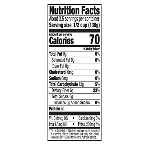 WESTBRAE 15 oz Natural Organic Black Lentils, No Salt Added, Source of Plant Based Protein and