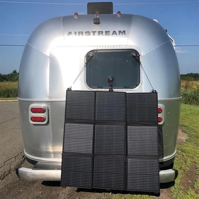 LensunSolar 200W 12V Portable Solar Panel Blanket with Anderson Connectors for Solar Generator