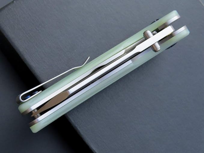 Eafengrow EF932 Pocket Knife G10 Handle D2 Steel Blade Knife with Ball Bearing Safe Open Flipper