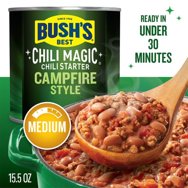 Best Chili Magic, Chili Starter Blends, (Classic Homestyle, & Campfire Style) 15.5OZ (3ea) (Variety