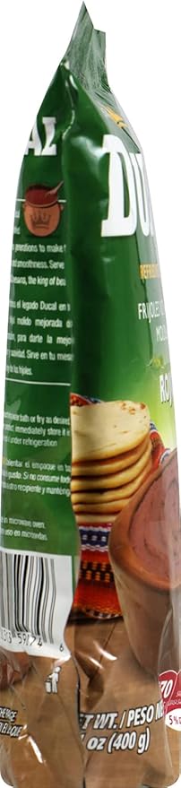 Ducal Refried Red Beans Pouch - Instant Vegetarian Refried Red Beans, Non-GMO And Gluten-Free