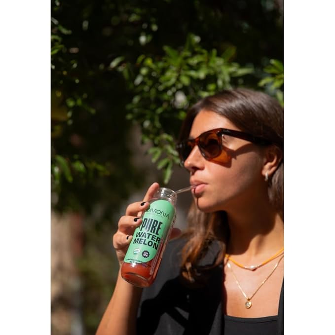 Pomona Organic Juices Pure Watermelon Juice, Cold Pressed Organic Juice, Non-GMO, No Sugar Added