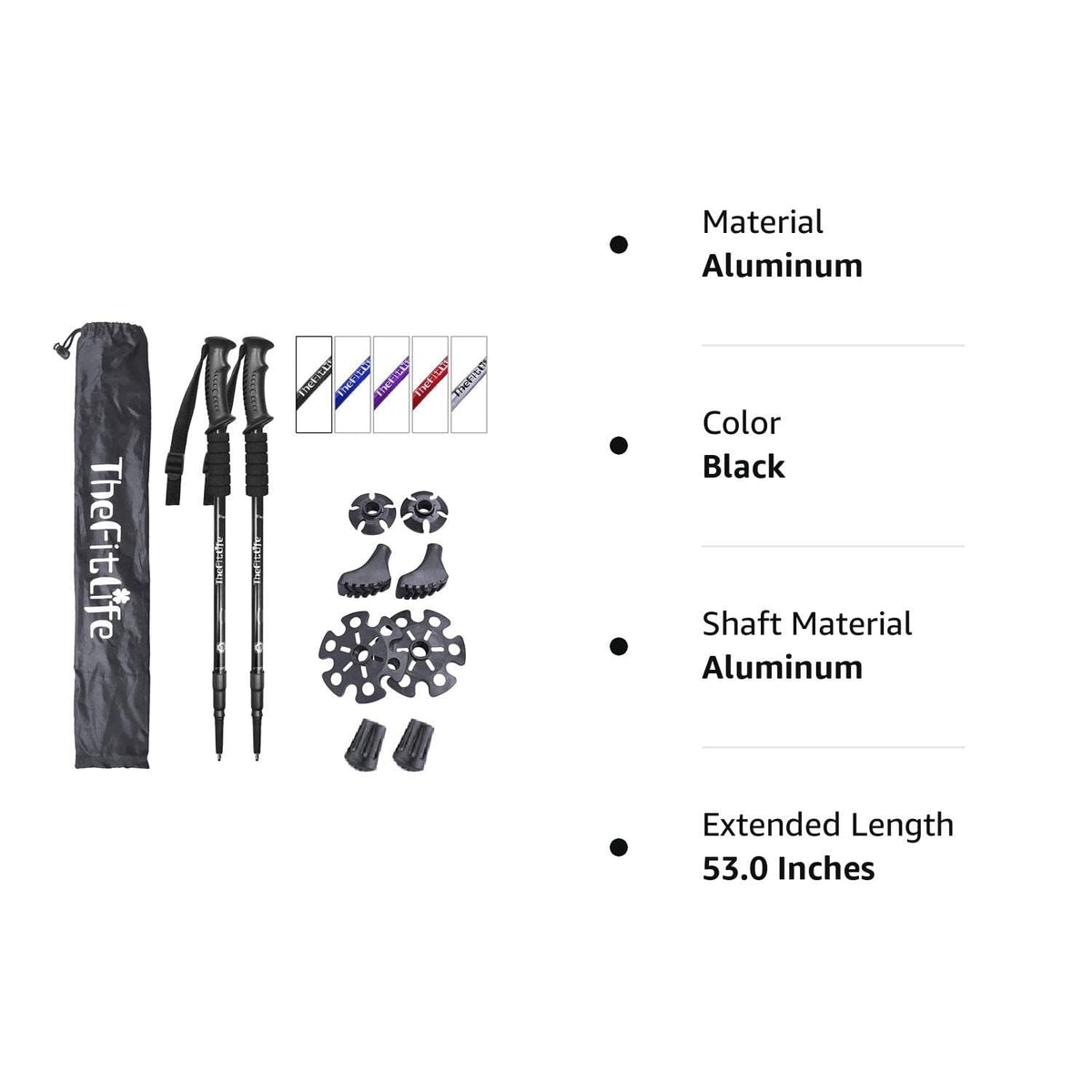 TheFitLife Trekking Poles - product view 8
