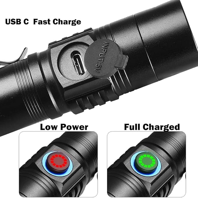 Rechargeable Blood Tracking Flashlight for Hunting at Night