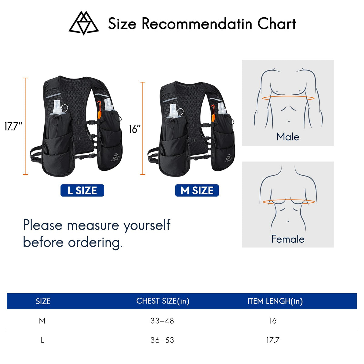 Haimont Hydration Vest - 5L, Black - product view 7