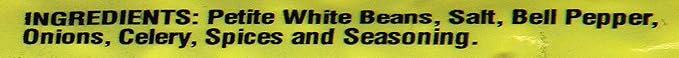 Seasoned White Beans 16 oz Ragin Cajun (Pack of 6)