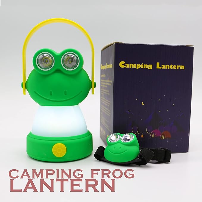 Outdoor Equipment LED Camping Lantern & Headlamp Set for Kids, FANT.LUX Battery Powered Night Light