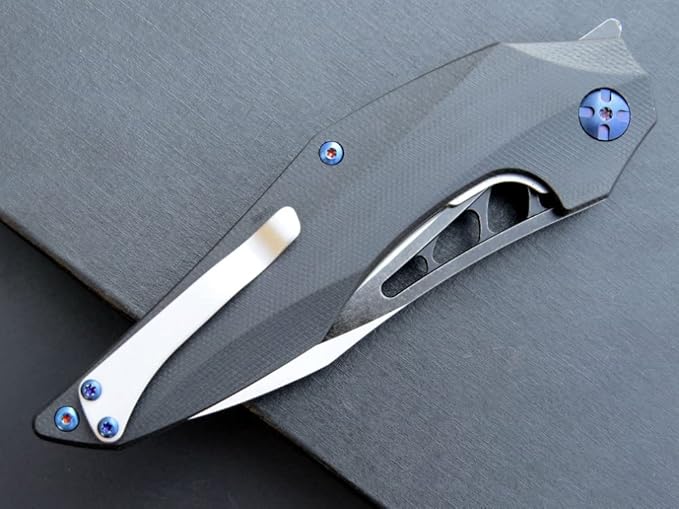 Eafengrow EF226 Folding Knives D2 Steel Blade and G10 Handle Knife Outdoor Camping Hiking EDC Tools