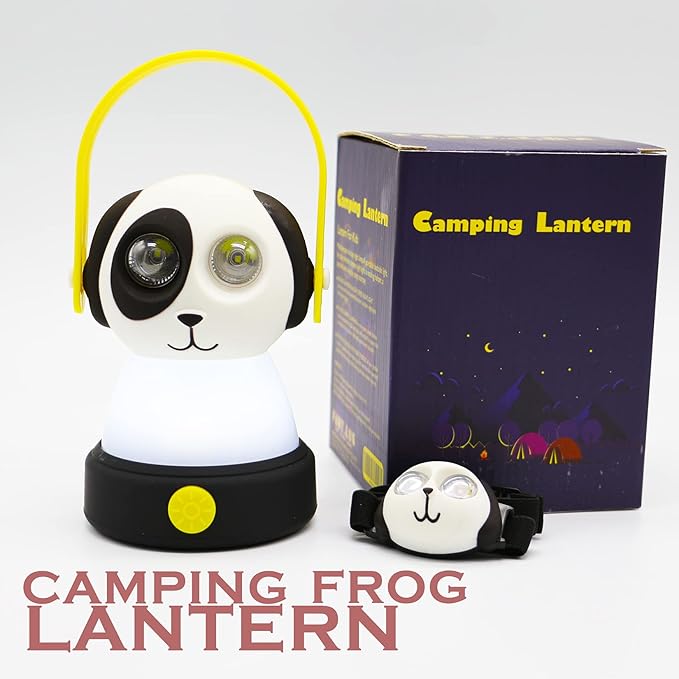 Outdoor Equipment LED Camping Lantern & Headlamp Set for Kids, FANT.LUX Battery Powered Night Light