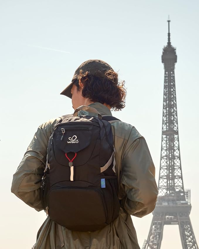 WATERFLY Small Lightweight Packable Backpack: 20l Ultra Light Foldable Travel Hiking Camping