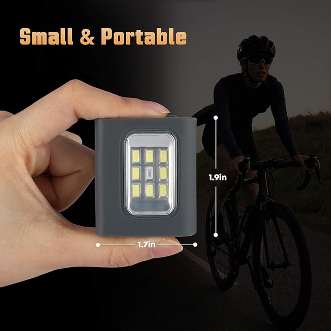 Running Light, 2Pack Reflective Running Gear for Runners, USB Rechargeable LED Light, Clip on