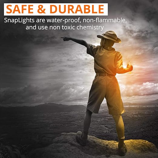Cyalume-9-08005 SnapLight Orange Glow Sticks ??6 Inch Industrial Grade, Ultra Bright Light Sticks