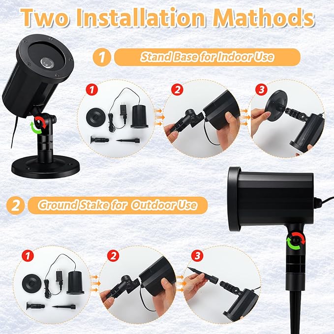 Retisee Halloween Projector Light Outdoor Indoor Waterproof Decoration Projector Light LED Bright