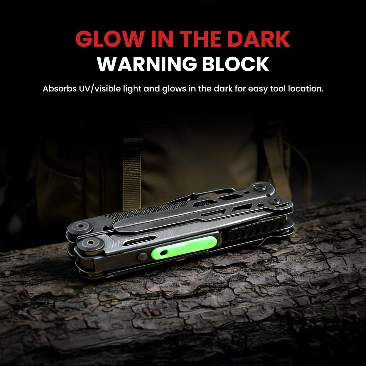 WOBANK 33-in-1 Multitool Pliers, Full-size, EDC Knife, Stainless Steel