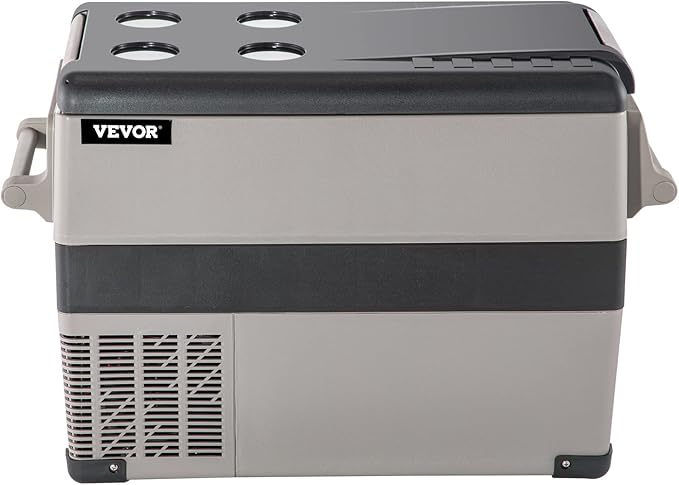 VEVOR 12 Volt Refrigerator, 48 Quart (45L) Fast Cooling Portable Freezer with App Control