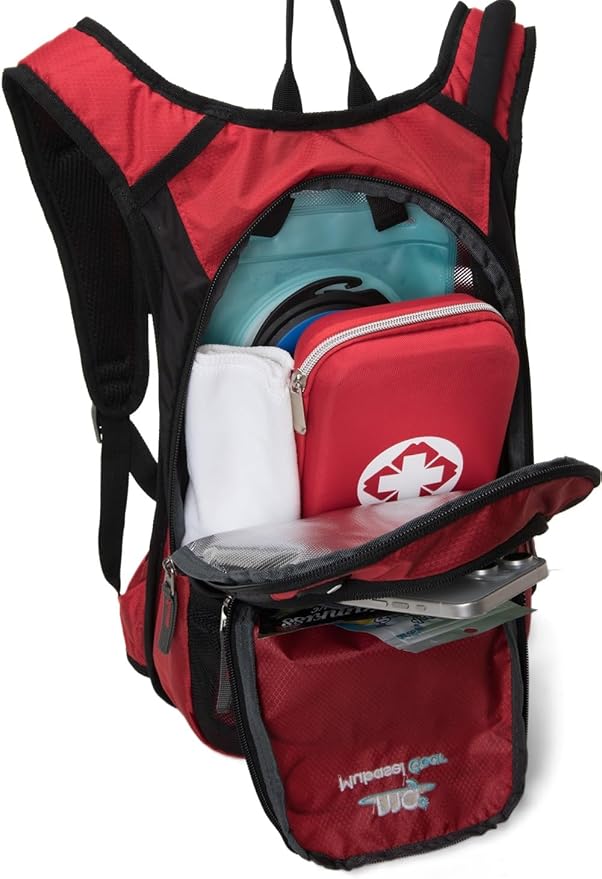 15L Insulated Hydration Backpack Pack with 2L Water Bladder Lightweight Hiking Backpack Bag for