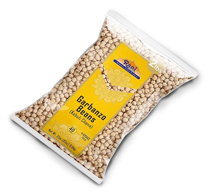 Rani Garbanzo Beans (Kabuli Chana) 32oz (2lbs) 908g ~ All Natural | Vegan | Gluten Friendly |