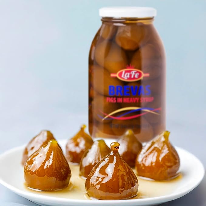 La Fe Brevas – Whole Figs in Heavy Syrup, Dulce de Brevas en Almíbar, Fresh Figs Fruit, Traditional