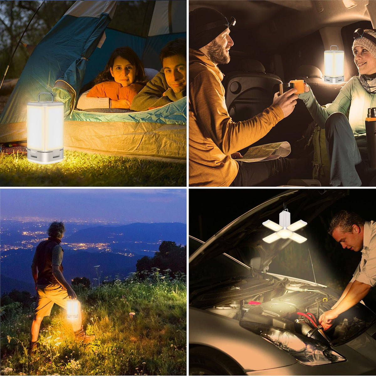 Blukar Camping Lantern - 116 LED, Rechargeable - product view 7