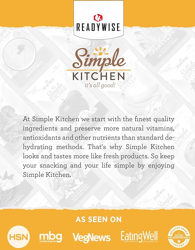 Simple Kitchen Freeze Dried Butter Powder - 204 Servings for Family Meal Prep, Gluten Free &