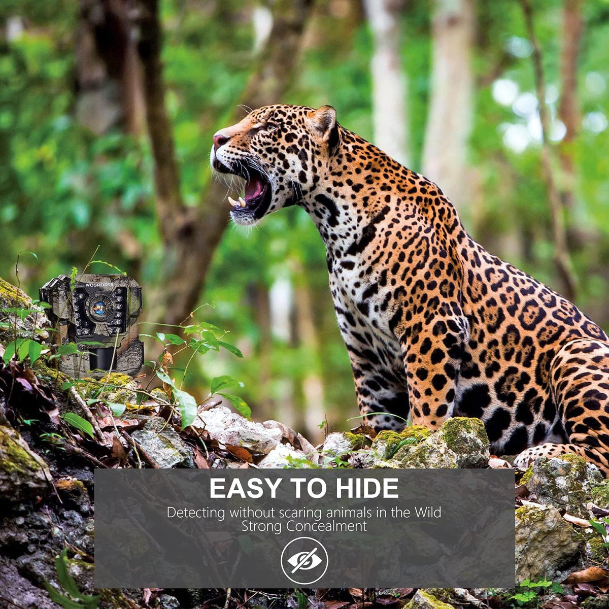 WOSPORTS Trail Camera - 24MP, 1080P, Mini, Waterproof - product view 8