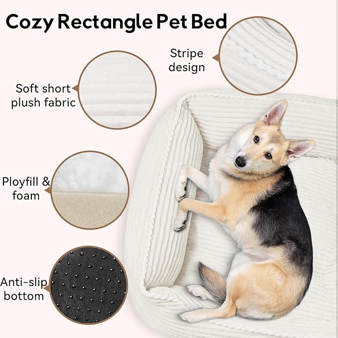 Orthopedic Dog Bed for Medium Dogs,Dog Sofa Beds Supportive Foam Pet Couch Bed with Removable