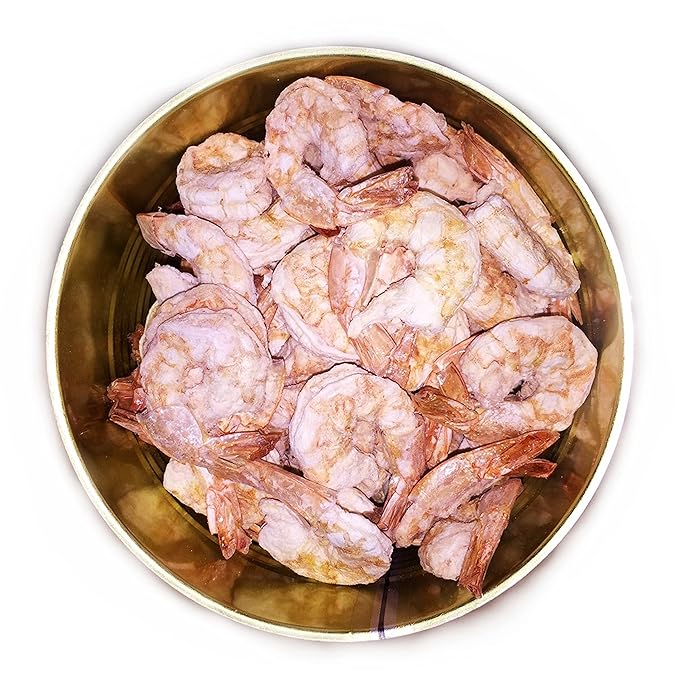 Freeze Dried Canned Uncooked Shrimp | Jarred and Packed Emergency Food Supply | Hunting, Survival