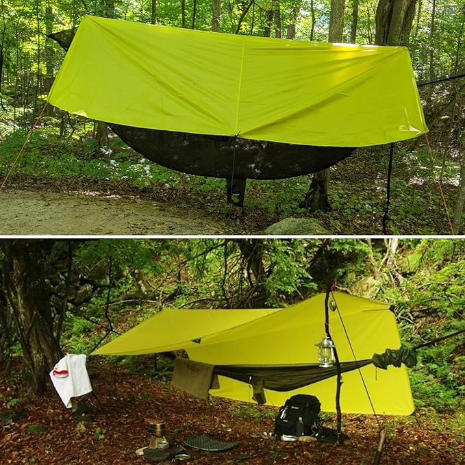 Azarxis Waterproof Camping Tent Tarp Hammock Rain Fly Footprint Ground Cloth Shelter Sunshade Beach
