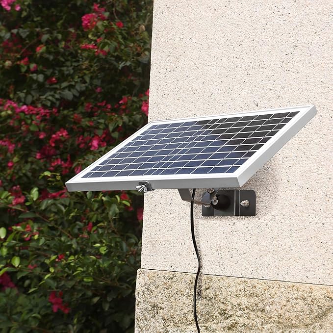 SUNER POWER 10W 12V Solar Battery Charger Maintainer, Built-in Smart MPPT Charge Controller