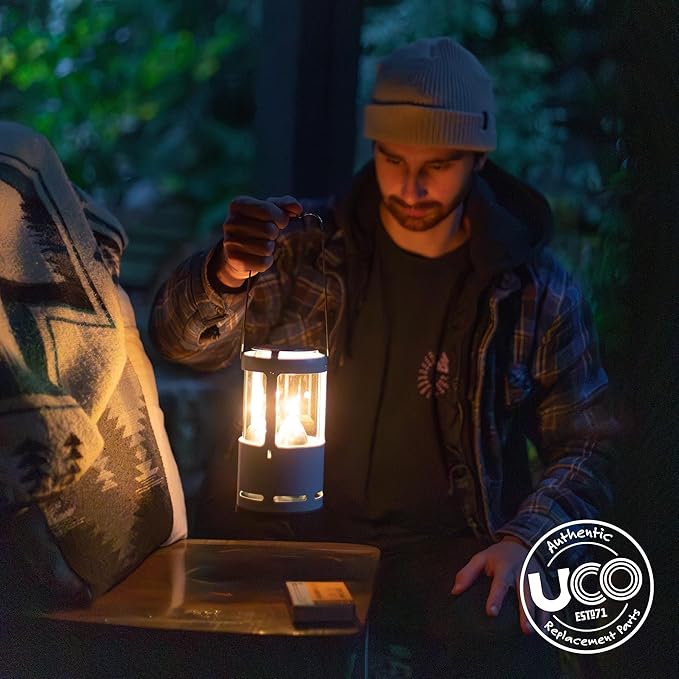 9-Hour White Candles for UCO Candle Lanterns, Long-Burning Candles for Outdoor, Camping, Prepping