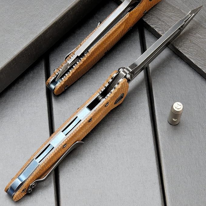 Eafengrow EF55 Pocket Knife Folding Knife G10 Handle D2 Steel Blade Folder EDC Tool Knifes for
