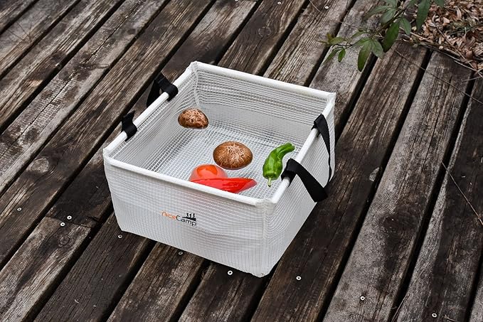 AceCamp Multifunctional Collapsible Water Basin, Folding Tub, Portable Bin, Lightweight Foldable