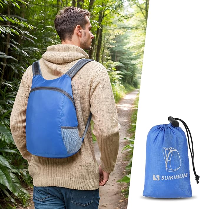 20L Ultra Hiking-Daypack Lightweight Foldable Travel Packable Backpack for Camping Cycling