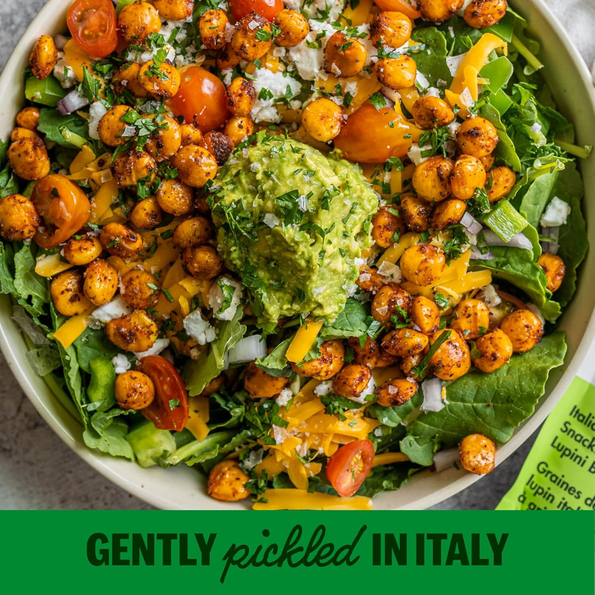 BRAMI Lupini Beans Snacks – Chili & Lime, Mediterranean Protein Snack, 0g Net Carbs, Vegan & Keto
