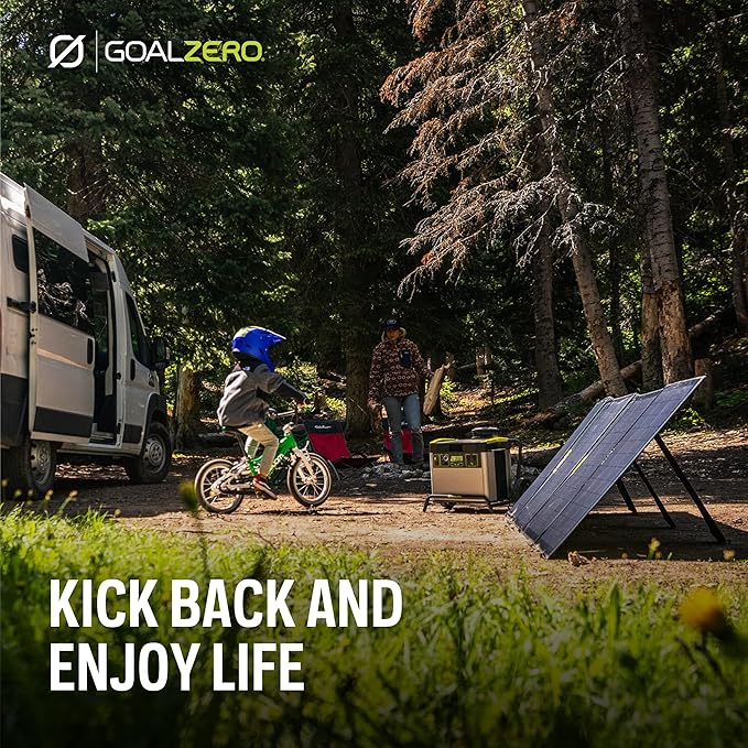 Goal Zero Nomad 200-Watt Solar Panel, Folding Solar-Panel Charger with Kickstand, Portable