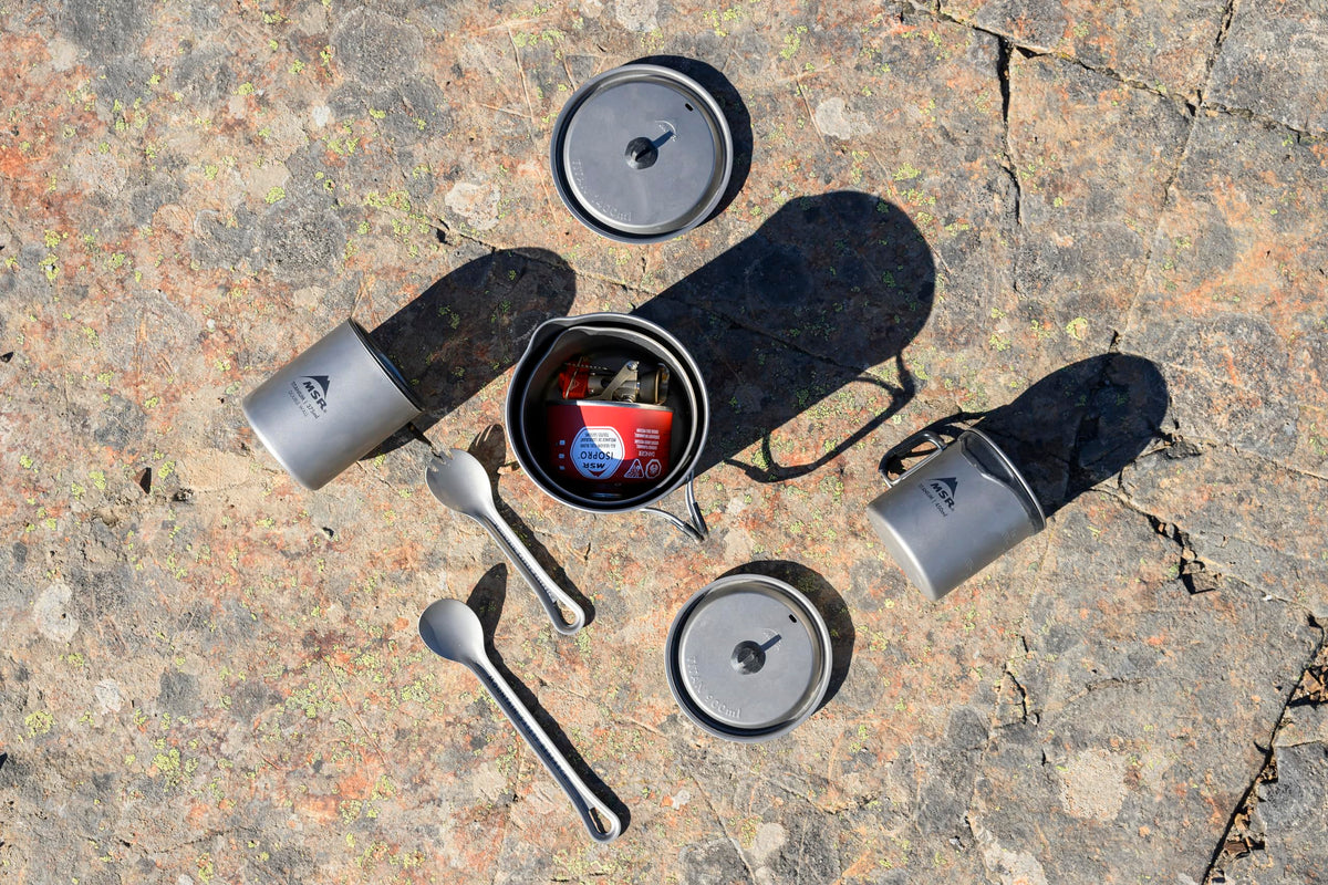 MSR Titan Titanium Camping Kettle, 900 mL