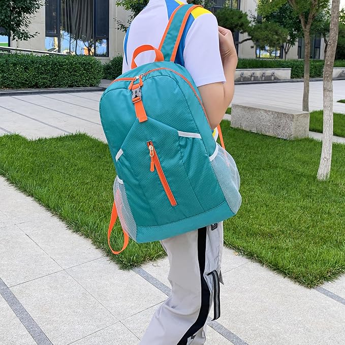 25L Foldable Hiking Backpack Lightweight Packable Basic-Daypack Collapsible Bag Water-Resistant