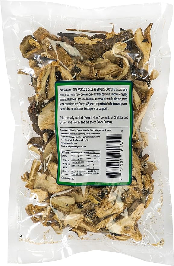 Mushroom House Dried Wild Forest Blend Mushrooms, 4 Oz