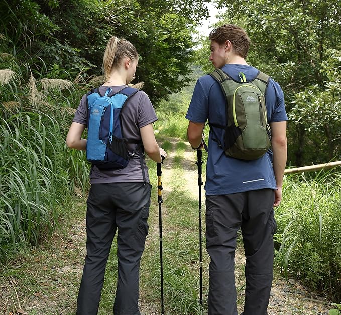 MARCHWAY Lightweight Hydration Backpack with Vest Style Straps & 2.5L TPU Water Bladder, Versatile