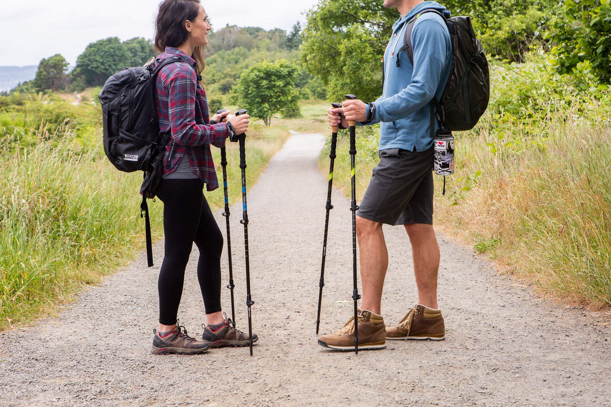 Cascade Mountain Tech Trekking Poles - Carbon Fiber, Adjustable, Green - product view 7