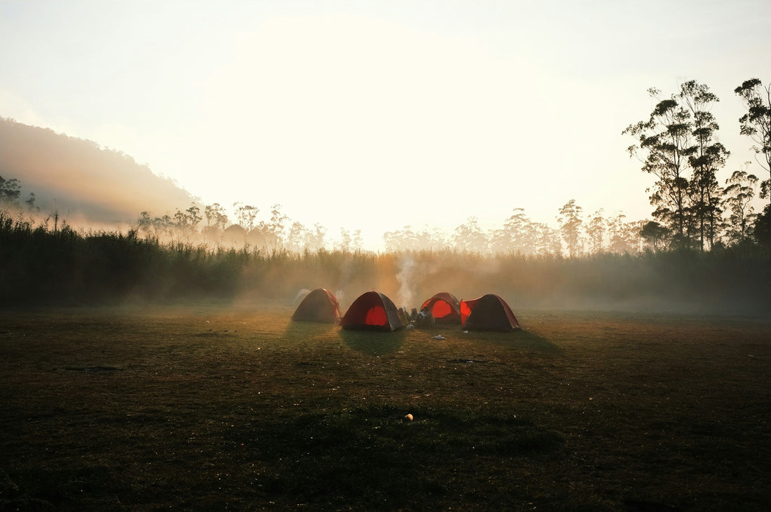 Morning Rituals at the Campsite