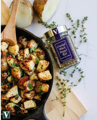Cracked Black Pepper Rub Seasoning – Montreal Style Steak Blend for Steak, Chicken, Pork &