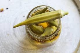 Cajun Chef Pickled Okra 64oz - One Half Gallon (Pack of 1) - Great in Bloody Mary's - Versatile