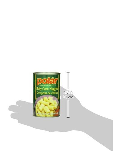 MW Polar Canned Vegetables, Baby Corn Nuggets, 15 Oz (Pack Of 12)