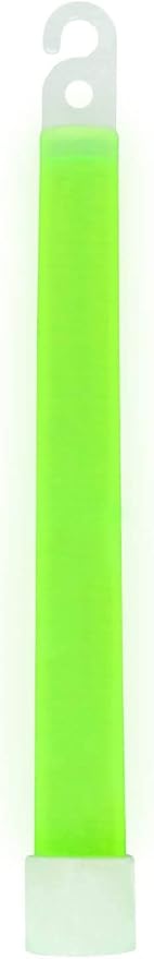 MediTac Green Glow Sticks, Premium Bright 6” Snap & Light Sticks, 12 Hour-6 Pack