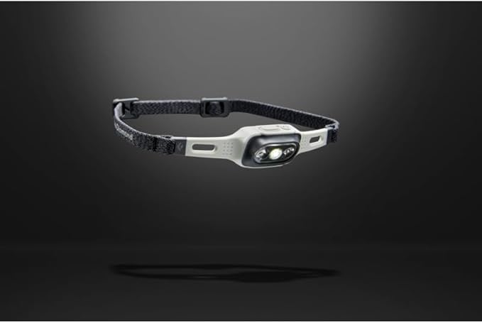 BLACK DIAMOND Deploy Rechargeable Running Headlamp, 325 Lumen IPX4 Water Resistant Light, Alloy