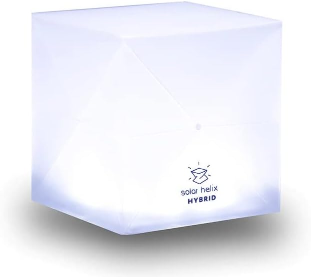 SOLIGHT-DESIGN Solar Lantern Helix Hybrid - Emergency Rechargeable LED Lantern - Waterproof