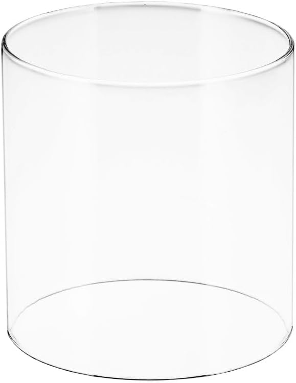 American Mantle Lantern Globe Replacement | 3.22"x3.22"x3.33" Clear Borosilicate Glass | Fits
