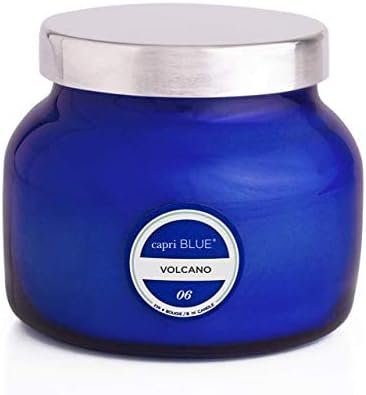 Capri Blue Volcano Scented Candles - Luxury Glass Jar Candles for Home Scented with Tropical Fruit