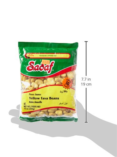 Sadaf Yellow Fava Beans - Baghala - Fava Beans For Cooking And Food Enhancing - Mediterranean